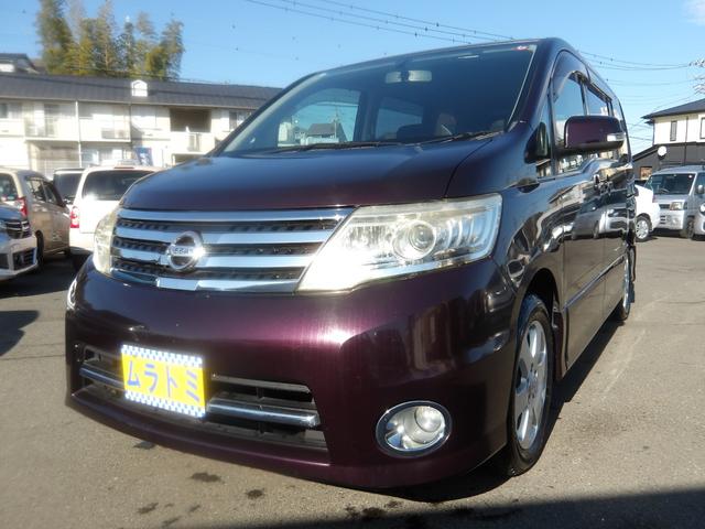 セレナ ハイウェイスター 車検2年付き HDDナビ/CD/DVD/MSV/地デジTV バックカメラ ETC スマートキー セキュリティ 両側スライドドア(4枚目)