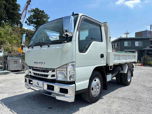 エルフトラック  2t ダンプ 電動格納ミラー 手動コボレーン 5MT メッキ架装(2枚目)
