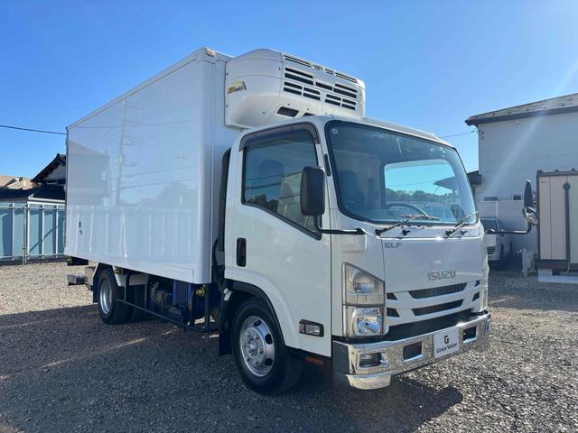 エルフトラック 3t ワイド幅 ロング 低温冷凍車 加温機能付き 格納ゲート スタンバイ付き 床縞板 サイド扉 MT ETC バックカメラ 電動格納ミラー エアコン(7枚目)