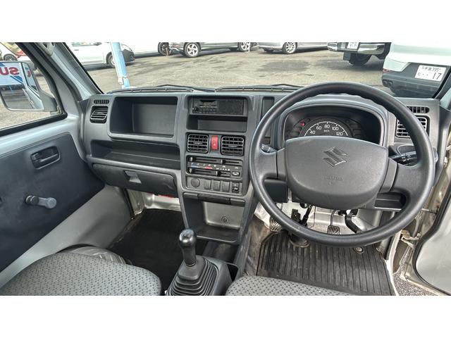 キャリイトラック KCエアコン・パワステ KC エアコン・パワステ 2WD 5MT AM/FMラジオ マニュアルエアコン パワステ 荷台マット 3方開 ABS(2枚目)