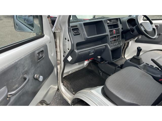 キャリイトラック KCエアコン・パワステ KC エアコン・パワステ 2WD 5MT AM/FMラジオ マニュアルエアコン パワステ 荷台マット 3方開 ABS(10枚目)