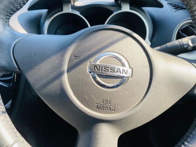 ジューク 15RX Vセレクション AUTOエアコン フルセグテレビ 車線逸脱警報システム 禁煙 ワンオ-ナ-車 横滑り防止機能 Bluetooth DVD再生機能 セキュリティーアラーム 衝突安全ボディ パワーウィンドウ AUX(14枚目)