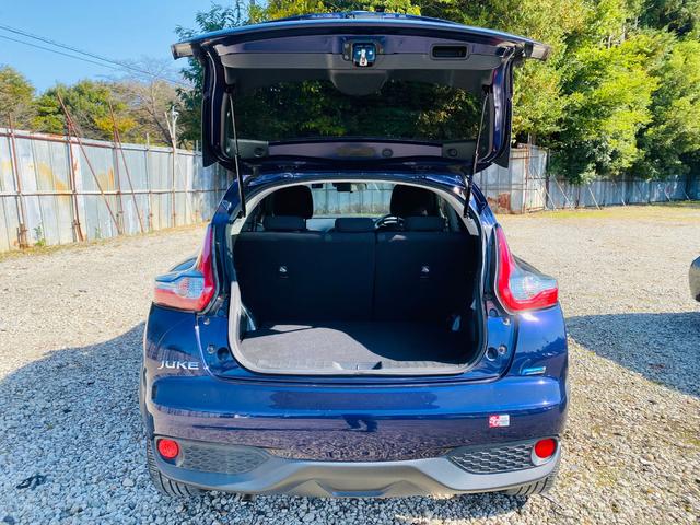 ジューク 15RX Vセレクション AUTOエアコン フルセグテレビ 車線逸脱警報システム 禁煙 ワンオ-ナ-車 横滑り防止機能 Bluetooth DVD再生機能 セキュリティーアラーム 衝突安全ボディ パワーウィンドウ AUX(24枚目)