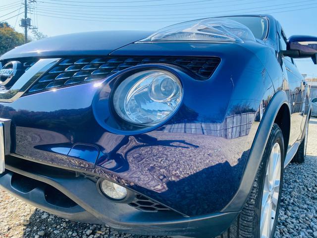 ジューク 15RX Vセレクション AUTOエアコン フルセグテレビ 車線逸脱警報システム 禁煙 ワンオ-ナ-車 横滑り防止機能 Bluetooth DVD再生機能 セキュリティーアラーム 衝突安全ボディ パワーウィンドウ AUX(52枚目)