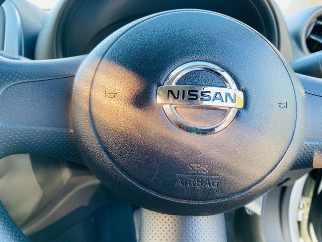 マーチ S グレードS 横滑防止装置 運転席助手席エアバック キーレス パワーウインド オートエアコン PS 運転席エアバッグ 衝突安全ボディ ABS(15枚目)