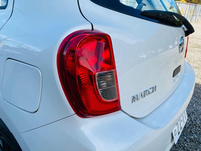 マーチ S グレードS 横滑防止装置 運転席助手席エアバック キーレス パワーウインド オートエアコン PS 運転席エアバッグ 衝突安全ボディ ABS(57枚目)