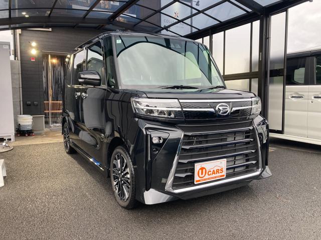 タント カスタムＲＳ　当社デモカー販売・ナビアップグレードパッケージ車／バックカメラ／フロアマット付／ターボ／両側パワスライドドア／運転席シートヒーター／オートライト／アルミホイール／キーフリー　エマージェンシーブレーキ（5枚目）