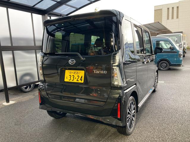 タント カスタムＲＳ　当社デモカー販売・ナビアップグレードパッケージ車／バックカメラ／フロアマット付／ターボ／両側パワスライドドア／運転席シートヒーター／オートライト／アルミホイール／キーフリー　エマージェンシーブレーキ（8枚目）