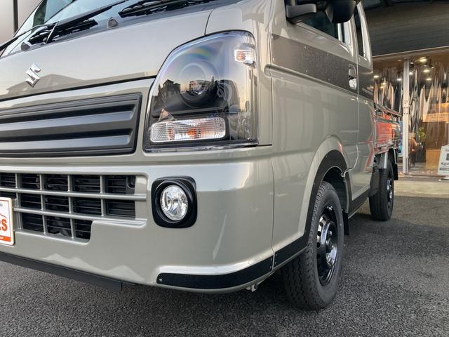 スーパーキャリイ Xリミテッド 届出済未使用車-パートタイム4WD/オートライト/AC/アイドリングストップ/デュアルカメラブレーキ/バックセンサー 電格式ミラー(8枚目)