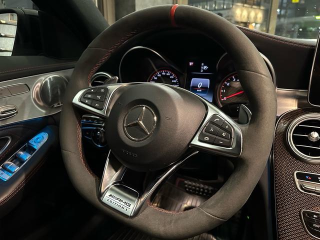 Ｃクラス Ｃ６３　Ｓ　エディション１　ＥＤ１　左ハンドル　３５０台限定車　ＡＭＧパフォ―マンスシート　レッドステッチレザーシート（12枚目）