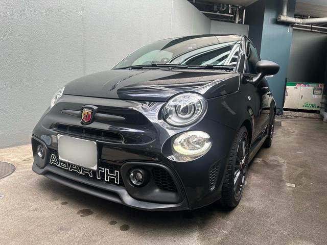 アバルト５９５ コンペティツィオーネ　ＭＴ車　ディーラー車　ワンオーナー　イブデザインパーツ（2枚目）