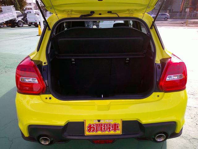 スイフトスポーツ ベースグレード セーフティパッケージ装着車 6AT 純正8インチナビ フルセグTV CD DVD Bluetooth ドラレコ バックカメラ(8枚目)