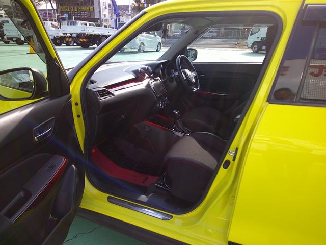 スイフトスポーツ ベースグレード セーフティパッケージ装着車 6AT 純正8インチナビ フルセグTV CD DVD Bluetooth ドラレコ バックカメラ(10枚目)