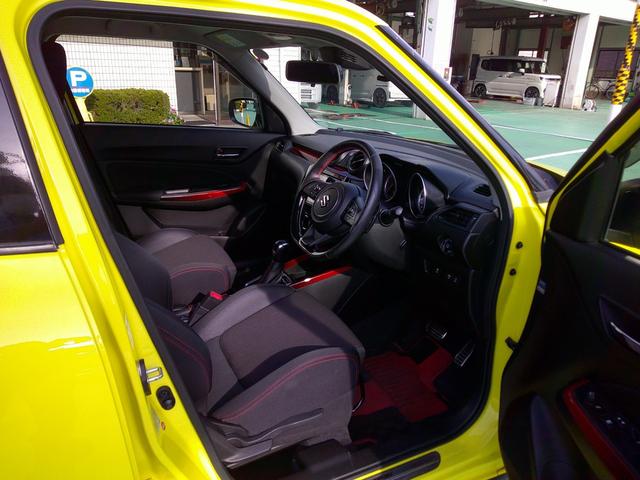 スイフトスポーツ ベースグレード セーフティパッケージ装着車 6AT 純正8インチナビ フルセグTV CD DVD Bluetooth ドラレコ バックカメラ(11枚目)