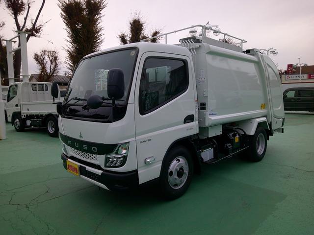 キャンター 　３．０ＤＴ　新明和製　圧縮式　塵芥車　Ｇ－ＰＸ　４．６立米　２．３ｔ積載　５ＭＴ　リアカメラ　ＥＺＧＯ　ＥＳＰ　左側電動格納ミラー　ＬＥＤライト（3枚目）