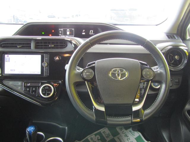 アクア クロスオーバー ブレーキサポート ハーフレザーシート(12枚目)