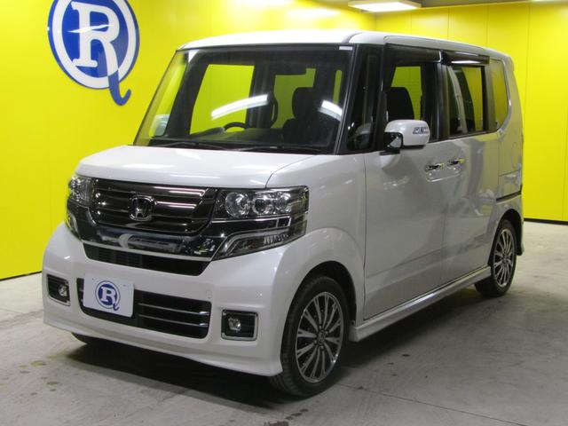 N-BOXカスタム G・ターボLパッケージ 両側オートスライド ハーフレザーシート(8枚目)