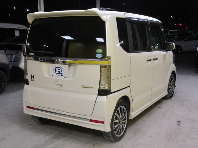 N-BOXカスタム G・ターボLパッケージ 両側オートスライド ハーフレザーシート(10枚目)