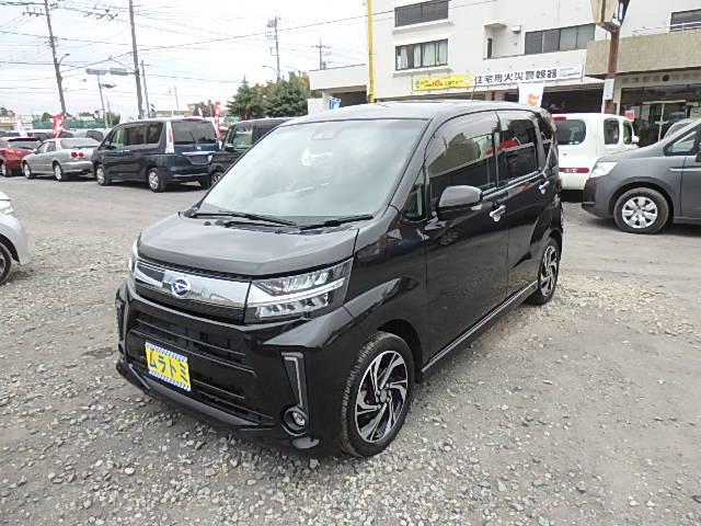 カスタム RS ハイパーSAIII ICターボ 1オーナー車 禁煙車 SDナビ CD DVD SD AUX フルセグTV Bカメラ スマートアシスト エコアイドル ハーフレザーシート シートヒーター LEDライト オートライト 記録簿(13枚目)