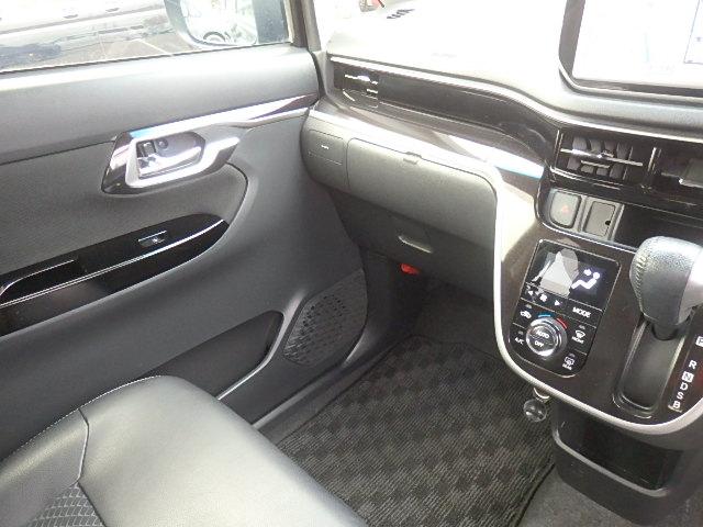 カスタム RS ハイパーSAIII ICターボ 1オーナー車 禁煙車 SDナビ CD DVD SD AUX フルセグTV Bカメラ スマートアシスト エコアイドル ハーフレザーシート シートヒーター LEDライト オートライト 記録簿(44枚目)