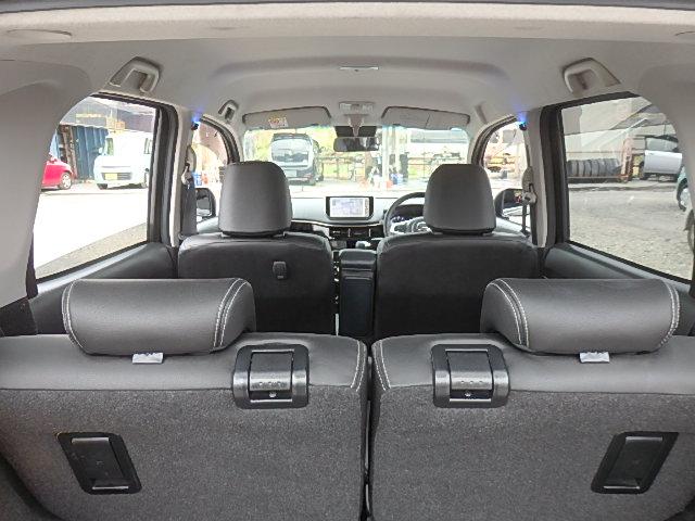 カスタム RS ハイパーSAIII ICターボ 1オーナー車 禁煙車 SDナビ CD DVD SD AUX フルセグTV Bカメラ スマートアシスト エコアイドル ハーフレザーシート シートヒーター LEDライト オートライト 記録簿(55枚目)