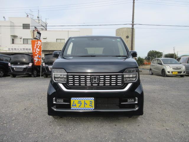 Ｎ－ＷＧＮカスタム Ｌ・ターボホンダセンシング　ＬＫＡＳ　ブレーキサポート　車線逸脱警報　先行車発進警報　標識認識機能　クルコン　オートハイビーム　ＳＤナビ　バックカメラ　ＥＴＣ　ＬＥＤオートヘッドライト　ＬＥＤフォグライト　ハーフレザーシート（3枚目）