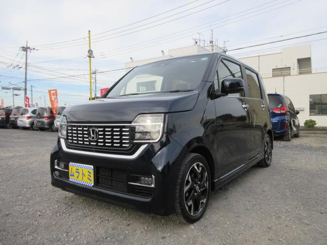 Ｎ－ＷＧＮカスタム Ｌ・ターボホンダセンシング　ＬＫＡＳ　ブレーキサポート　車線逸脱警報　先行車発進警報　標識認識機能　クルコン　オートハイビーム　ＳＤナビ　バックカメラ　ＥＴＣ　ＬＥＤオートヘッドライト　ＬＥＤフォグライト　ハーフレザーシート（19枚目）