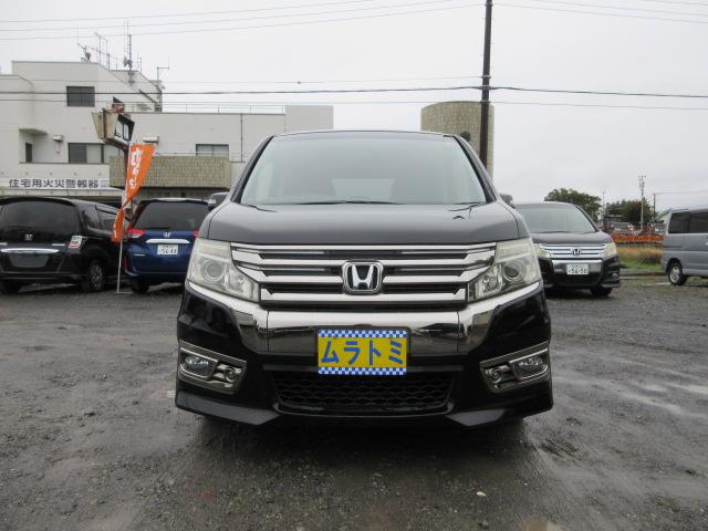 ステップワゴンスパーダ Ｚ　クールスピリット　車検２年付き　８人　後期型　メモリーナビ　ワンセグＴＶ　バックカメラ　ＥＴＣ　両側電動スライドドア　ハーフレザー　純正１７インチアルミホイール　アイドリングストップ　クルーズコントロール（3枚目）