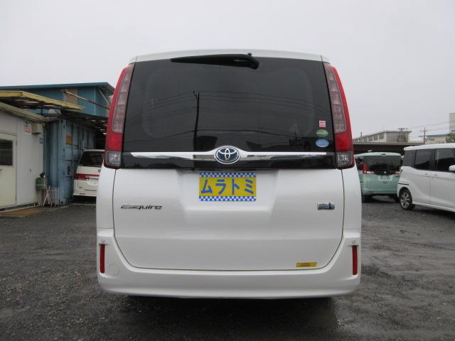 エスクァイア ハイブリッドGi 車検2年付き 7人 1オーナー 雹害 SDナビBluetoothフルセグTV バックカメラ ETC 革調シート シートヒーター 両側電動スライド クルーズコントロール 純正15インチアルミホイール(4枚目)