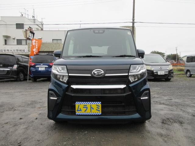 タント カスタムＸ　車検２年付き　雹害　ブレーキサポート　車線逸脱警報　ＳＤナビ　Ｂｌｕｅｔｏｏｔｈ　フルセグＴＶ　全周囲カメラ　ＥＴＣ　両側電動スライドドア　ピラーレス　ハーフレザーシート　ＬＥＤオートヘッドライト（3枚目）