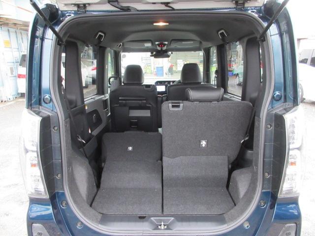 タント カスタムＸ　車検２年付き　雹害　ブレーキサポート　車線逸脱警報　ＳＤナビ　Ｂｌｕｅｔｏｏｔｈ　フルセグＴＶ　全周囲カメラ　ＥＴＣ　両側電動スライドドア　ピラーレス　ハーフレザーシート　ＬＥＤオートヘッドライト（44枚目）