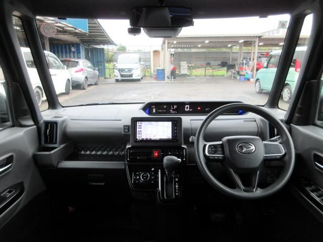 タント カスタムＸ　車検２年付き　雹害　ブレーキサポート　車線逸脱警報　ＳＤナビ　Ｂｌｕｅｔｏｏｔｈ　フルセグＴＶ　全周囲カメラ　ＥＴＣ　両側電動スライドドア　ピラーレス　ハーフレザーシート　ＬＥＤオートヘッドライト（51枚目）