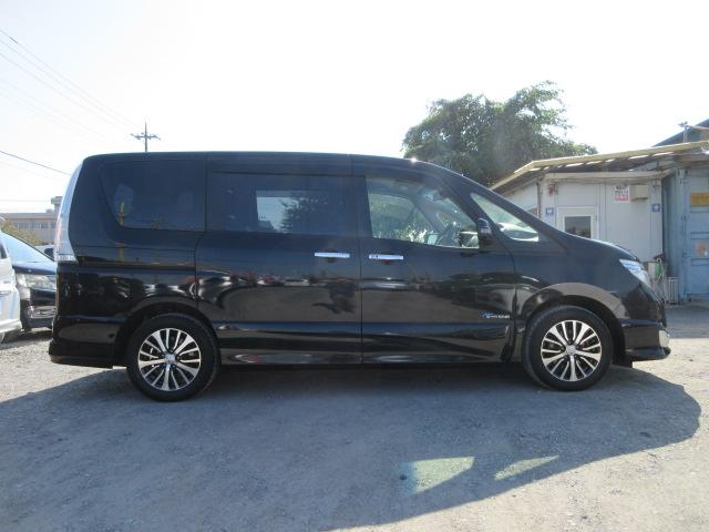 セレナ ハイウェイスターＳ－ＨＶアドバンスドセーフティパック　車検２年付き　後期型　ブレーキサポート　車線逸脱警報　ＳＤナビ　ＢｌｕｅｔｏｏｔｈフルセグＴＶ　全周囲カメラ　リヤモニター　両側電動スライドドア　ＥＴＣ　クルーズコントロール（8枚目）