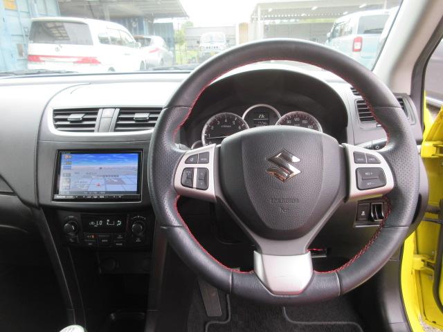 スイフトスポーツ ベースグレード 1オーナー 雹害 6MTシフト SDナビ BluetoothフルセグTV バックカメラ ETC 純正17インチアルミホイール クルーズコントロール HIDオートヘッドライト フォグライト(28枚目)