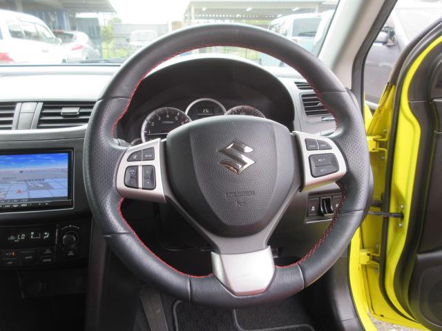 スイフトスポーツ ベースグレード 1オーナー 雹害 6MTシフト SDナビ BluetoothフルセグTV バックカメラ ETC 純正17インチアルミホイール クルーズコントロール HIDオートヘッドライト フォグライト(37枚目)