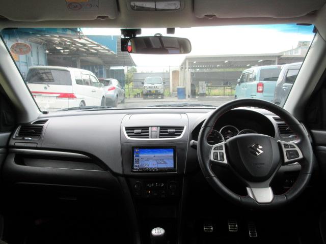 スイフトスポーツ ベースグレード 1オーナー 雹害 6MTシフト SDナビ BluetoothフルセグTV バックカメラ ETC 純正17インチアルミホイール クルーズコントロール HIDオートヘッドライト フォグライト(49枚目)