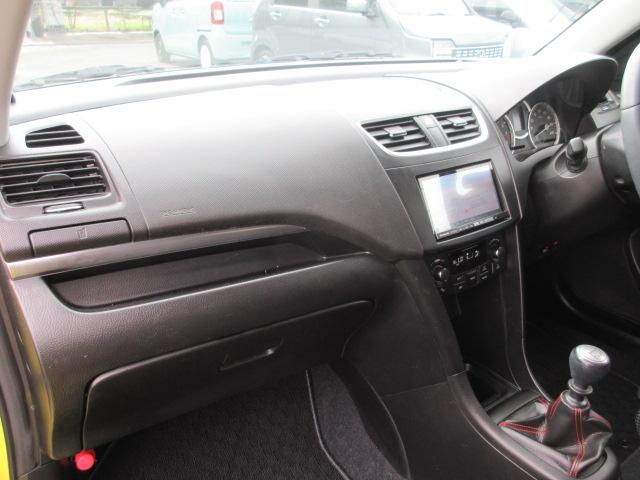 スイフトスポーツ ベースグレード 1オーナー 雹害 6MTシフト SDナビ BluetoothフルセグTV バックカメラ ETC 純正17インチアルミホイール クルーズコントロール HIDオートヘッドライト フォグライト(52枚目)