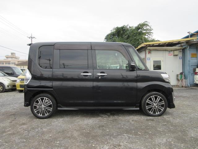 タント カスタムＲＳ　トップエディションＳＡ　車検２年付き　雹害　ターボ　ブレーキサポート　ＳＤナビ　ＢｌｕｅｔｏｏｔｈフルセグＴＶ　バックカメラ　ＥＴＣ　ガラスフィルム貼　両側電動スライドドア　ハーフレザーシート（5枚目）