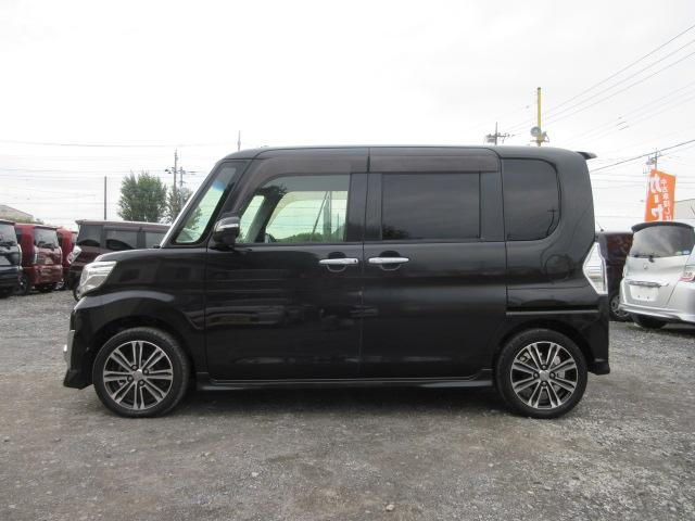 タント カスタムＲＳ　トップエディションＳＡ　車検２年付き　雹害　ターボ　ブレーキサポート　ＳＤナビ　ＢｌｕｅｔｏｏｔｈフルセグＴＶ　バックカメラ　ＥＴＣ　ガラスフィルム貼　両側電動スライドドア　ハーフレザーシート（6枚目）