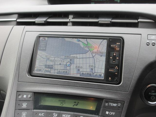 プリウス S 車検2年付き HDDナビ BluetoothワンセグTV バックカメラ ETC 純正15インチアルミホイール ガラスフィルム貼 プロジェクターオートヘッドライト(9枚目)