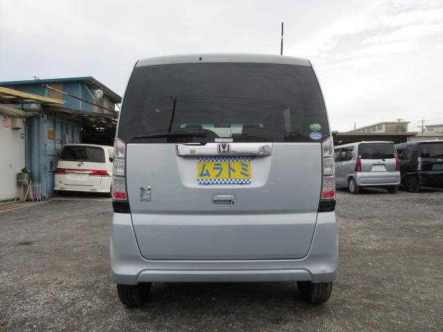 Ｎ－ＢＯＸ Ｇ・Ｌパッケージ　車検２年付き　メモリナビ　ワンセグＴＶ　バックカメラ　ＥＴＣ　左電動スライドドア　右イージークローズドア　社外１４インチアルミホイール　ベンチシート　荷室フラット（4枚目）