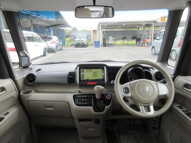 Ｎ－ＢＯＸ Ｇ・Ｌパッケージ　車検２年付き　メモリナビ　ワンセグＴＶ　バックカメラ　ＥＴＣ　左電動スライドドア　右イージークローズドア　社外１４インチアルミホイール　ベンチシート　荷室フラット（46枚目）