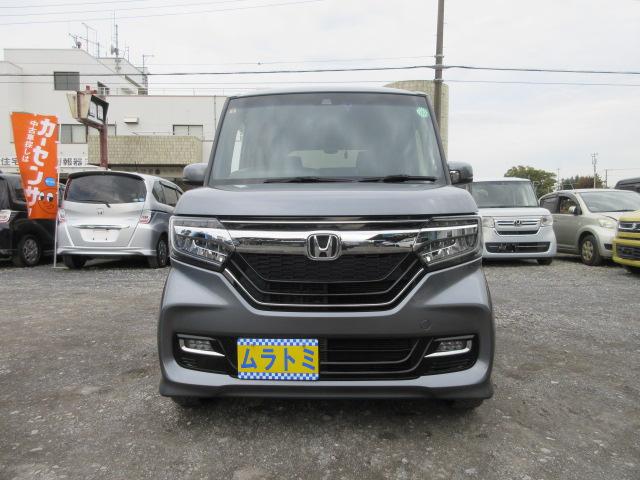 Ｎ－ＢＯＸカスタム Ｇ・Ｌホンダセンシング　車検２年付き　ＬＫＡＳ　ブレーキサポート　レーンキープ　標識認識機能　先行車発進警報　クルコン　大画面メモリナビ　ＢｌｕｅｔｏｏｔｈフルセグＴＶ　バックカメラ　ＥＴＣ　両側電動スライドドア（3枚目）