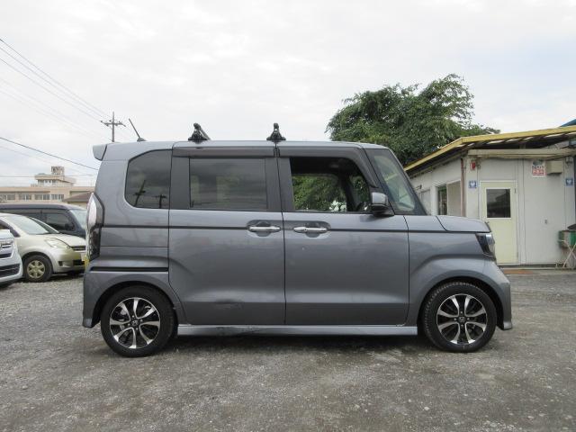 Ｎ－ＢＯＸカスタム Ｇ・Ｌホンダセンシング　車検２年付き　ＬＫＡＳ　ブレーキサポート　レーンキープ　標識認識機能　先行車発進警報　クルコン　大画面メモリナビ　ＢｌｕｅｔｏｏｔｈフルセグＴＶ　バックカメラ　ＥＴＣ　両側電動スライドドア（5枚目）