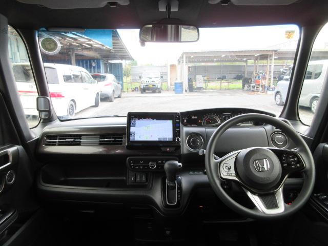 Ｎ－ＢＯＸカスタム Ｇ・Ｌホンダセンシング　車検２年付き　ＬＫＡＳ　ブレーキサポート　レーンキープ　標識認識機能　先行車発進警報　クルコン　大画面メモリナビ　ＢｌｕｅｔｏｏｔｈフルセグＴＶ　バックカメラ　ＥＴＣ　両側電動スライドドア（50枚目）