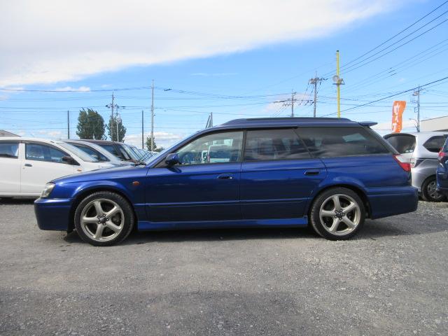 レガシィツーリングワゴン GT-B E-tuneII 車検2年付き 5MTシフト 4WD ターボ タイミングベルト交換済み フジツボマフラー STIタワーバー ビルシュタインショックSTIスプリング Wサンルーフ 電動シート(6枚目)