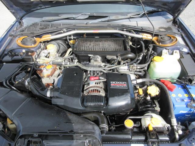 レガシィツーリングワゴン GT-B E-tuneII 車検2年付き 5MTシフト 4WD ターボ タイミングベルト交換済み フジツボマフラー STIタワーバー ビルシュタインショックSTIスプリング Wサンルーフ 電動シート(8枚目)