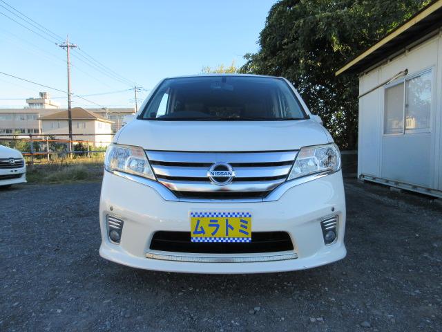 セレナ ハイウェイスター Vセレクション 車検2年付き 雹害 メモリーナビ BluetoothフルセグTV バックカメラ ETC 両側電動スライドドア 純正16インチアルミホイール クリアランスソナー クルーズコントロール(3枚目)