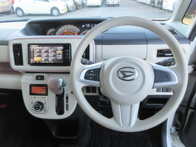 ムーヴキャンバス Ｇメイクアップリミテッド　ＳＡＩＩＩ　ツートンカラー　ブレーキサポート　車線逸脱警報　先行車発進警報　ＳＤナビ　ＢｌｕｅｔｏｏｔｈフルセグＴＶ　全周囲カメラ　ナビ連動ドラレコ　両側電動スライドドア　ＬＥＤオートヘッドライト　ＬＥＤフォグ（28枚目）