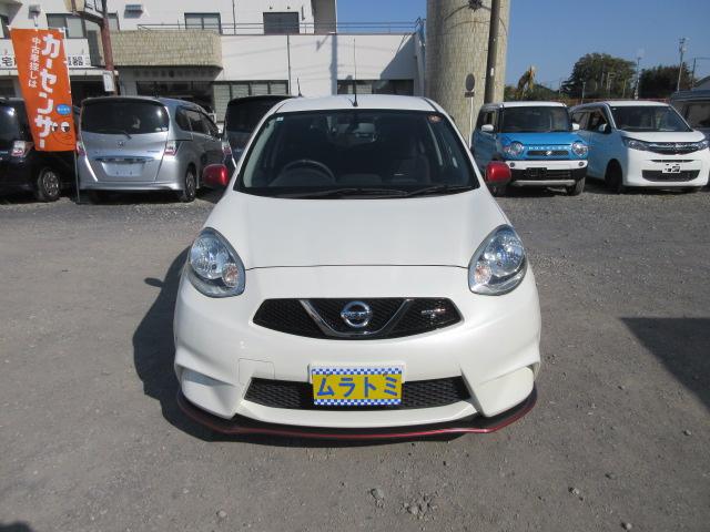 マーチ ニスモ　Ｓ　車検２年付き　５ＭＴシフト　オーテックマフラー　ＳＤナビ　フルセグＴＶ　ＥＴＣ　純正１６インチアルミホイール　ニスモ専用シート　オートヘッドライト　リヤフォグ（62枚目）